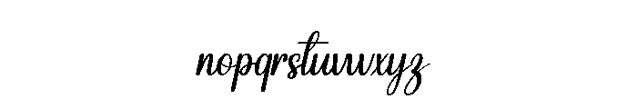 Signature Handwriting Regular Font LOWERCASE