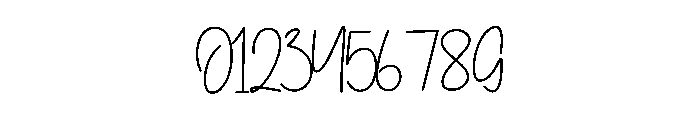 Signature Moonlighty Font OTHER CHARS