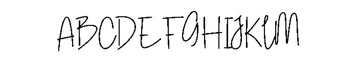 Signature Moonlighty Font UPPERCASE