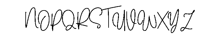 Signature Moonlighty Font UPPERCASE