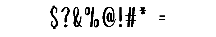 Signature Saturdays Font OTHER CHARS