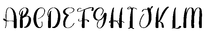 Signature Saturdays Font UPPERCASE
