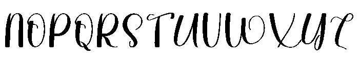 Signature Saturdays Font UPPERCASE