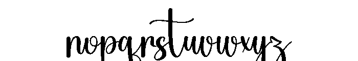 SignatureBirthday-Regular Font LOWERCASE