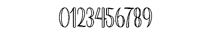 SignatureOutline Font OTHER CHARS