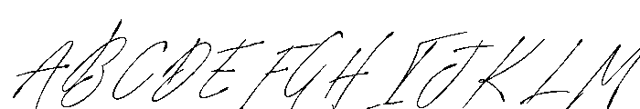 SignatureVP Regular Font UPPERCASE
