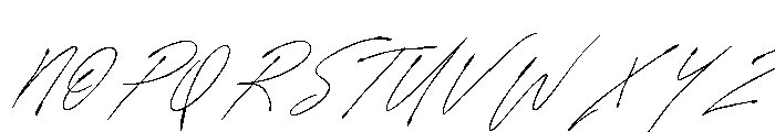 SignatureVP Regular Font UPPERCASE