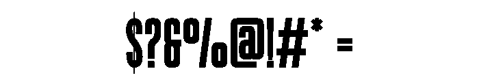 Signed Regular Font OTHER CHARS