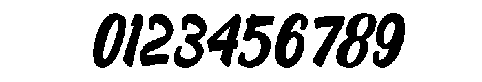 Signed Retro Regular Font OTHER CHARS