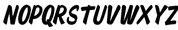 Signed Retro Regular Font UPPERCASE
