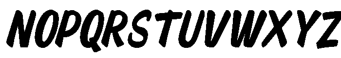 SignedRetro-Regular Font UPPERCASE