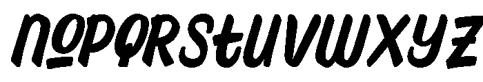 SignedRetro-Regular Font LOWERCASE