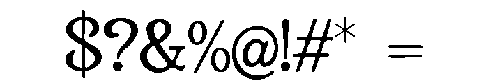 Signor Font OTHER CHARS