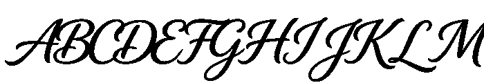 Signora Regular Font UPPERCASE