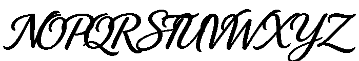 Signora Regular Font UPPERCASE
