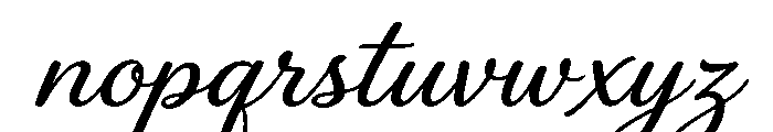 Signora Regular Font LOWERCASE