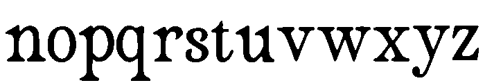 Signor Font LOWERCASE