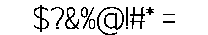 Silence Outlives Regular Font OTHER CHARS