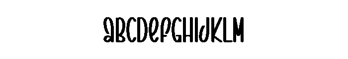 Silent Bold Font UPPERCASE