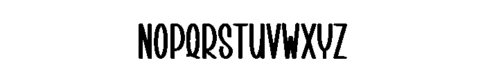 Silent Bold Font UPPERCASE