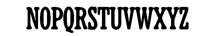Silent Display Font UPPERCASE