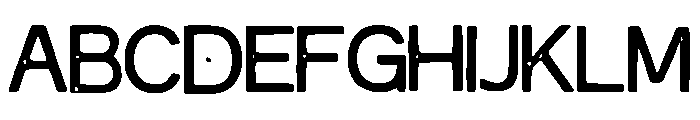 Silent_Film Font UPPERCASE