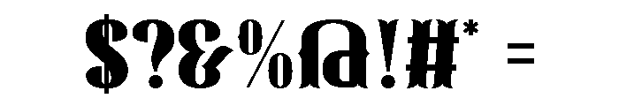 Silent Grove Font OTHER CHARS