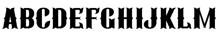 Silent Grove Font UPPERCASE