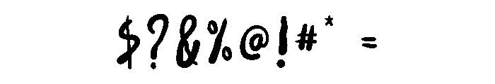 Silent Halloween Font OTHER CHARS