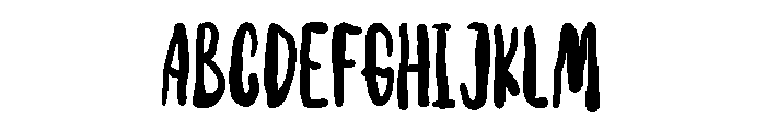 Silent Halloween Font UPPERCASE