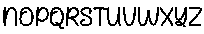 Silent Notes Regular Font UPPERCASE