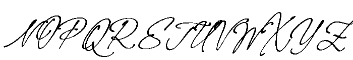 Silent Tower Regular Font UPPERCASE
