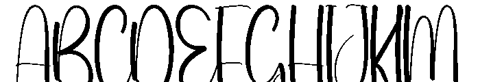Silent Wedding Font UPPERCASE