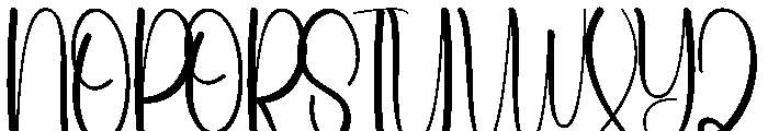 Silent Wedding Font UPPERCASE