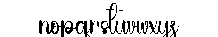 Silent Wedding Font LOWERCASE