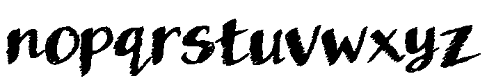 Silent Whisper Regular Font LOWERCASE