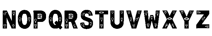 Silentshade Regular Font LOWERCASE