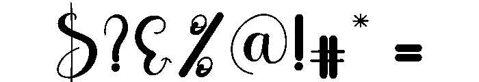 Silhouette1 Font OTHER CHARS