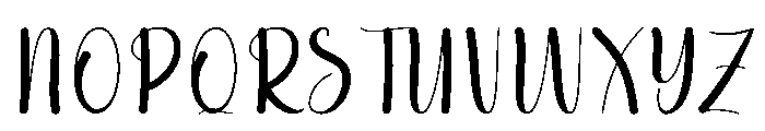 Silhouette1 Font UPPERCASE