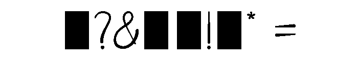 Silk Line Handwritten Regular Font OTHER CHARS