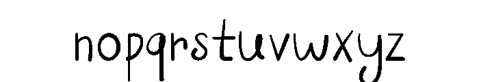Silk Line Handwritten Regular Font LOWERCASE