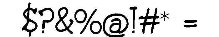 Silken_Edge Font OTHER CHARS