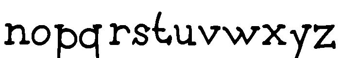 Silken_Edge Font LOWERCASE