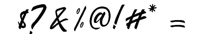Silken Flourish Regular Font OTHER CHARS