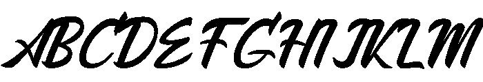 Silken Flourish Regular Font UPPERCASE