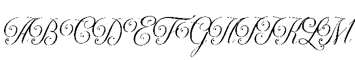 Silken Luxe Regular Font UPPERCASE