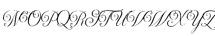 Silken Luxe Regular Font UPPERCASE