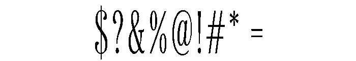 Silkgrove Regular Font OTHER CHARS