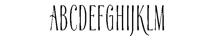 Silkgrove Regular Font UPPERCASE