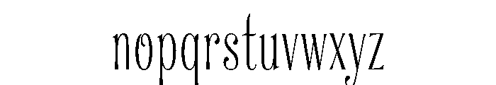 Silkgrove Regular Font LOWERCASE